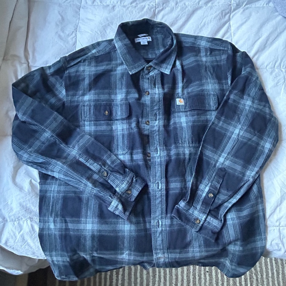 Carhartt Navy Plaid Shirt